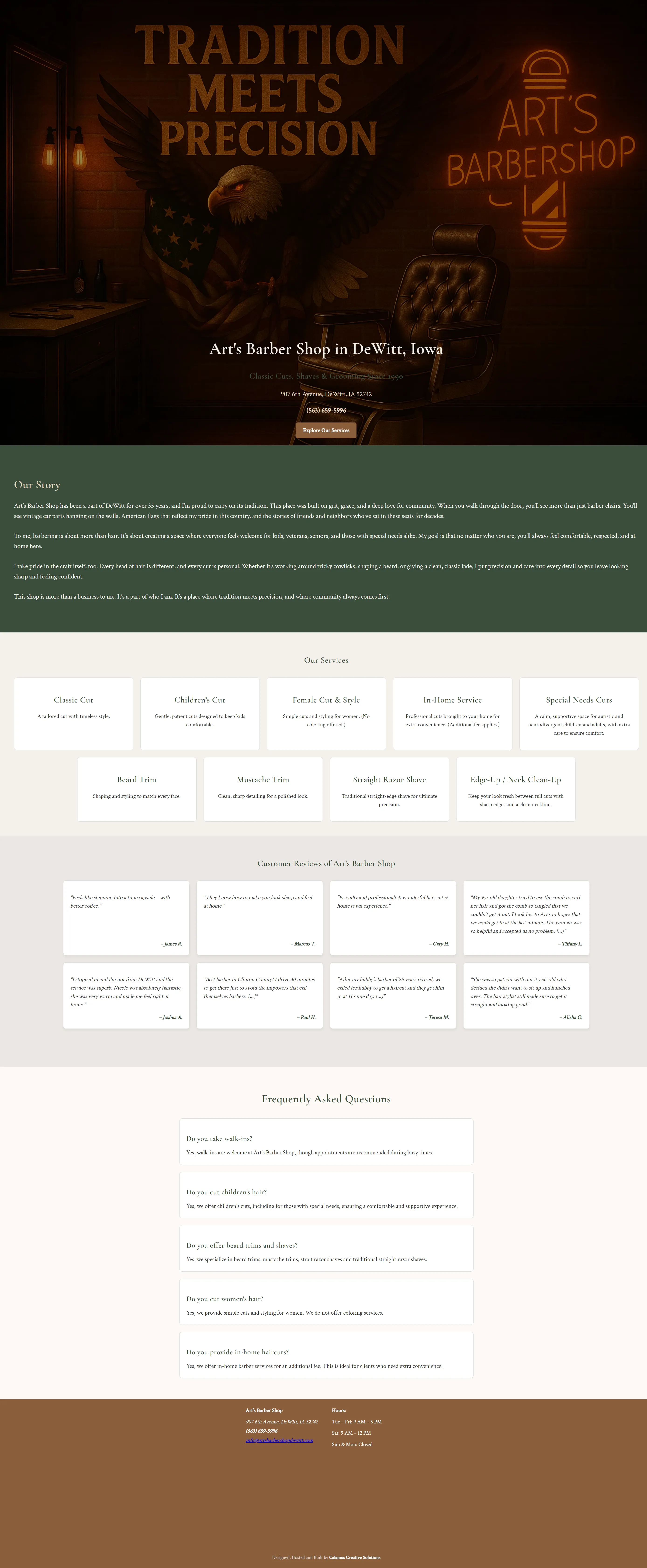 Art’s Barbershop DeWitt